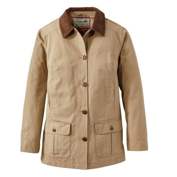 L.L. Bean Adirondack flannel lined barn chore field coat with corduroy collar XL - Picture 9 of 9